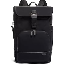 トゥミ　ブラウン　ロールトップリュック　バリスティックナイロン TUMI（トゥミ）の「TUMI ALPHA BRAVO LONDON ROLL-TOP BACKPACK